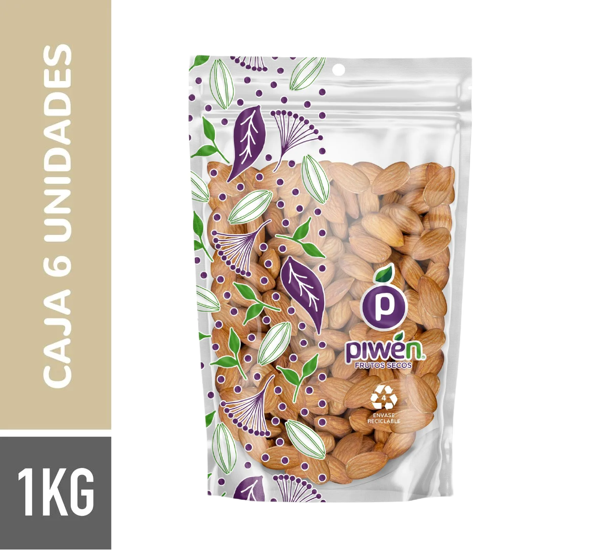 Almendra natural 1KG - Caja 6u