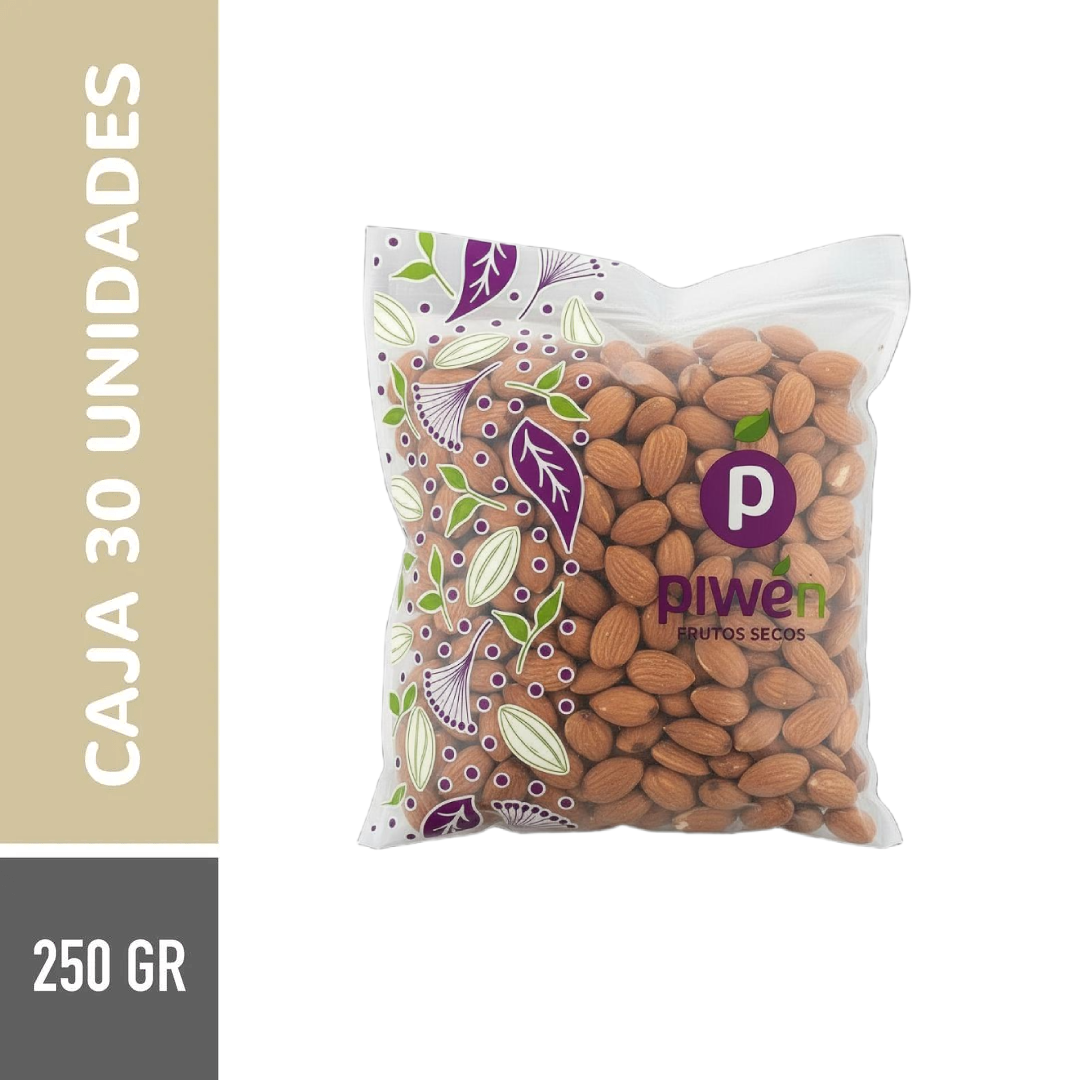 Almendra natural 250G - Caja 30u