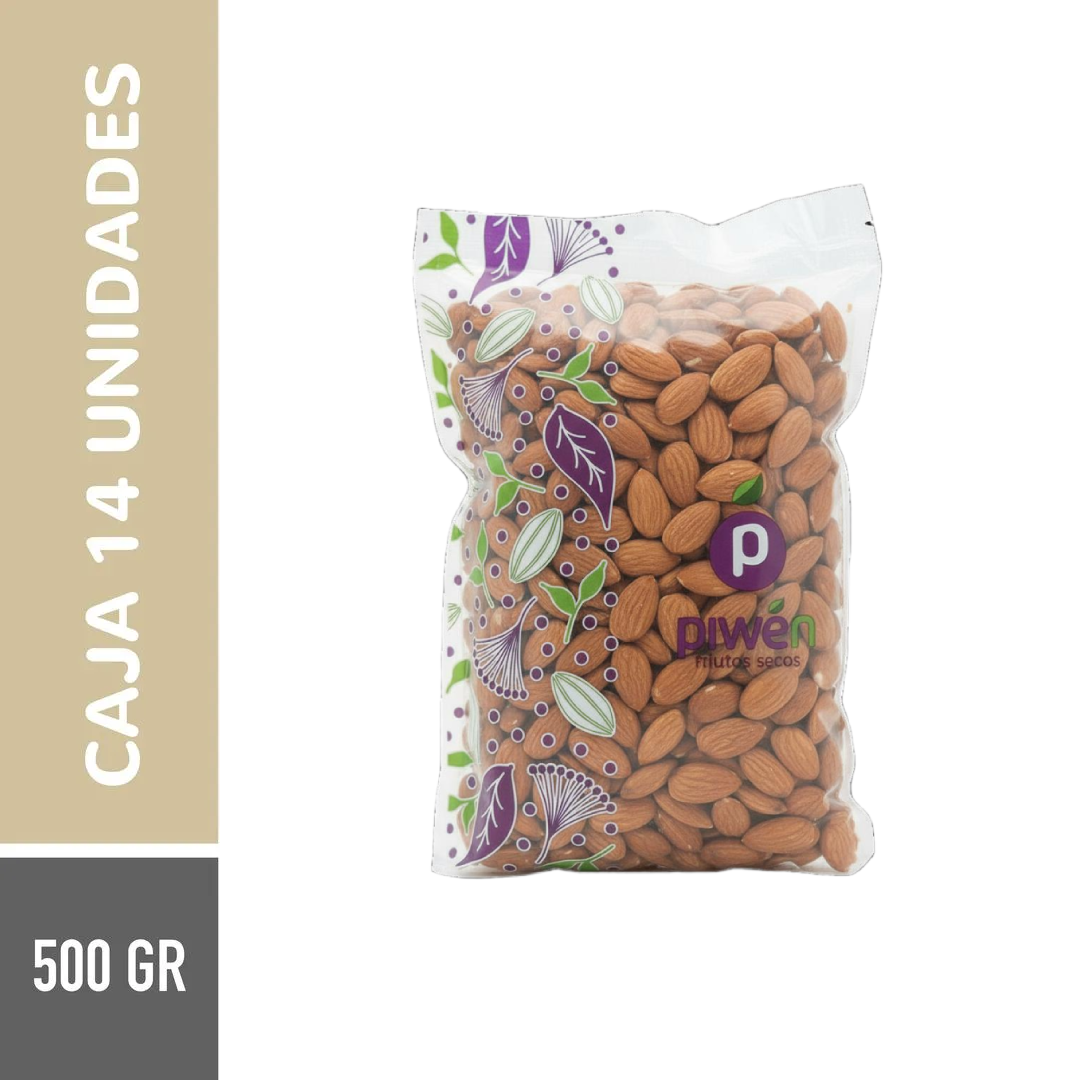 Almendra natural 500G - Caja 14u