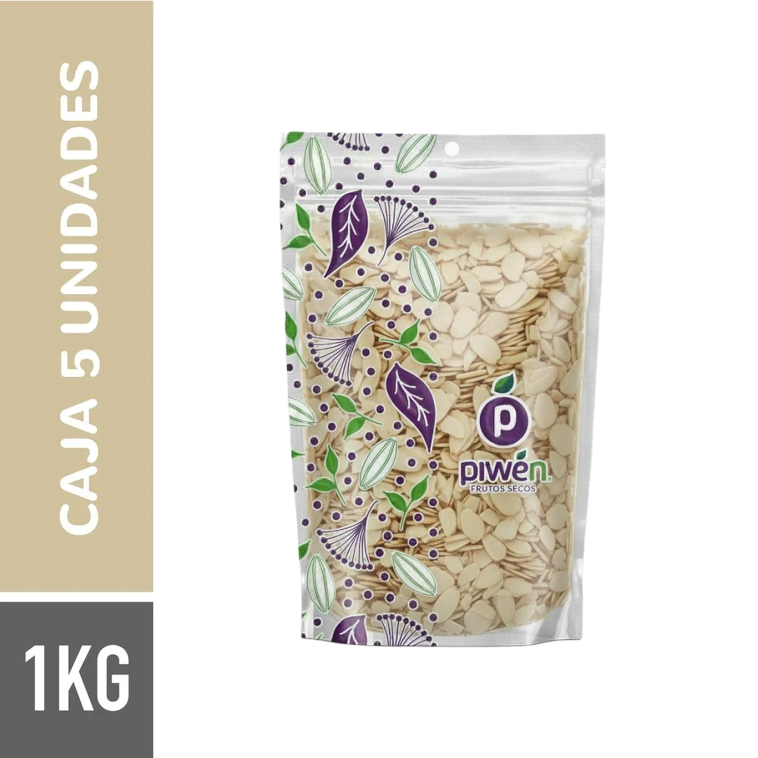 Almendra laminada sin piel 1KG - Caja 5u
