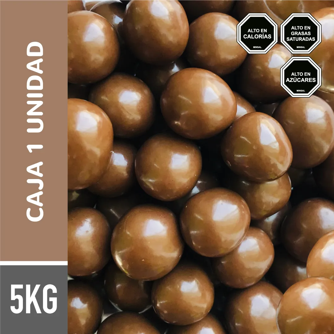 Avellana cubierta con Chocolate de leche - Caja 5KG