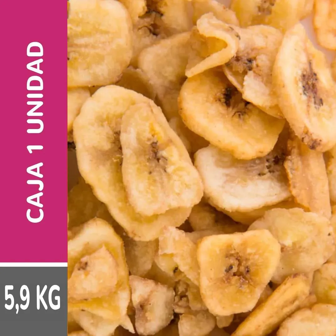 Chips de Banana Dulce - Caja 5,9Kg