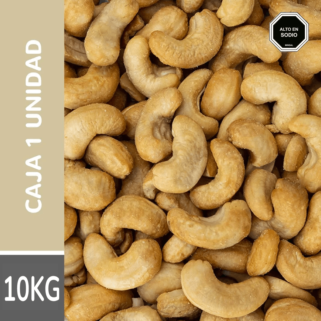 Castaña de caju con sal - Caja 10KG