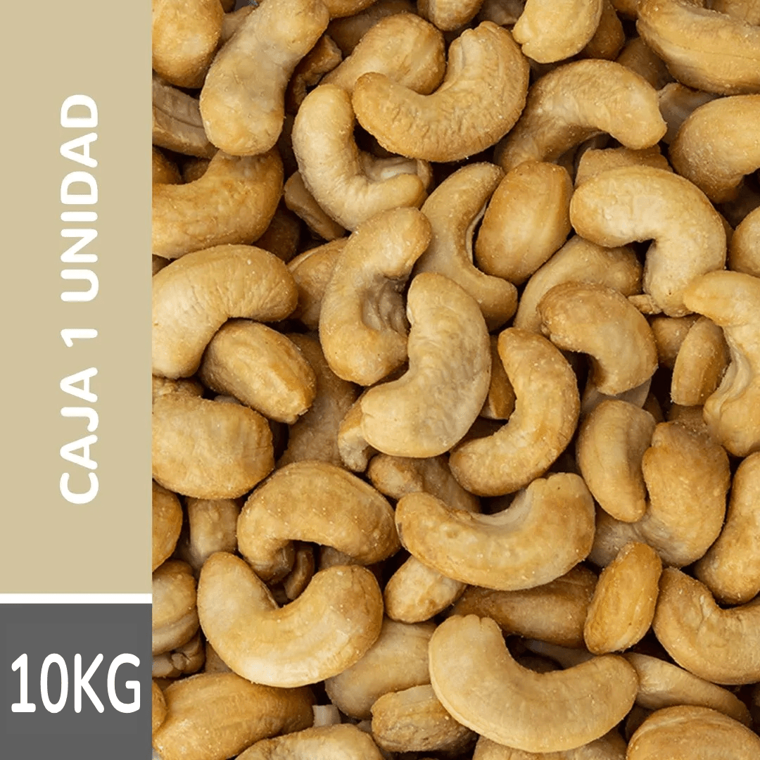Castaña de caju tostada sin sal - Caja 10KG