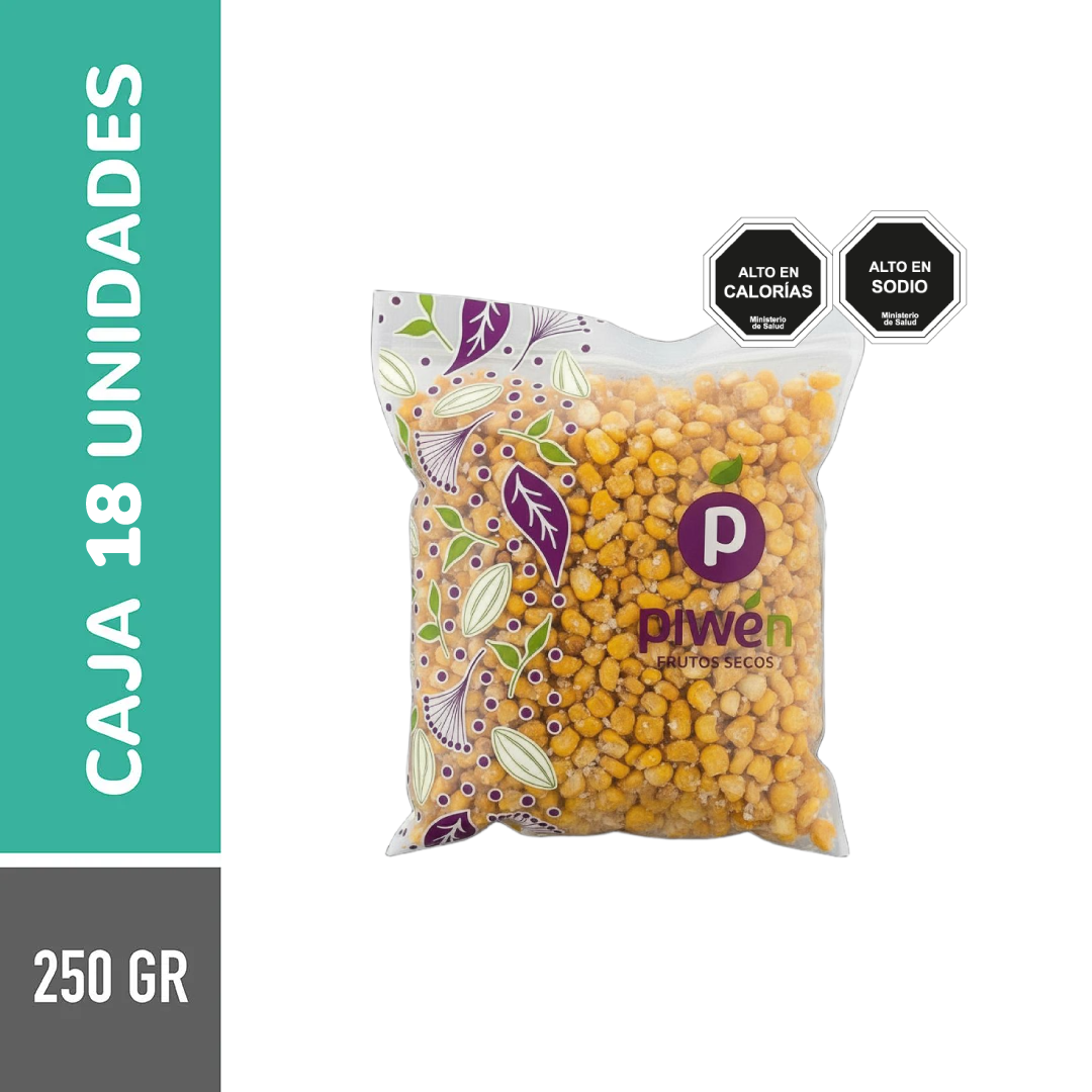 Maíz con sal de mar 250G - Caja 18u