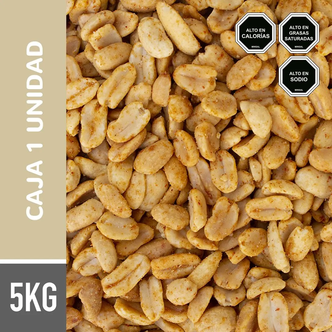 Maní sabor merkén - Caja 5KG