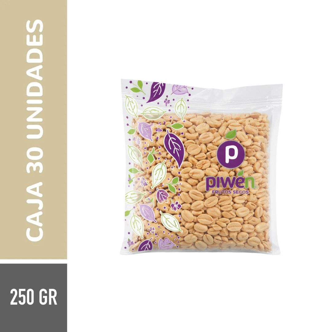 Maní tostado sin sal 250G - Caja 30u