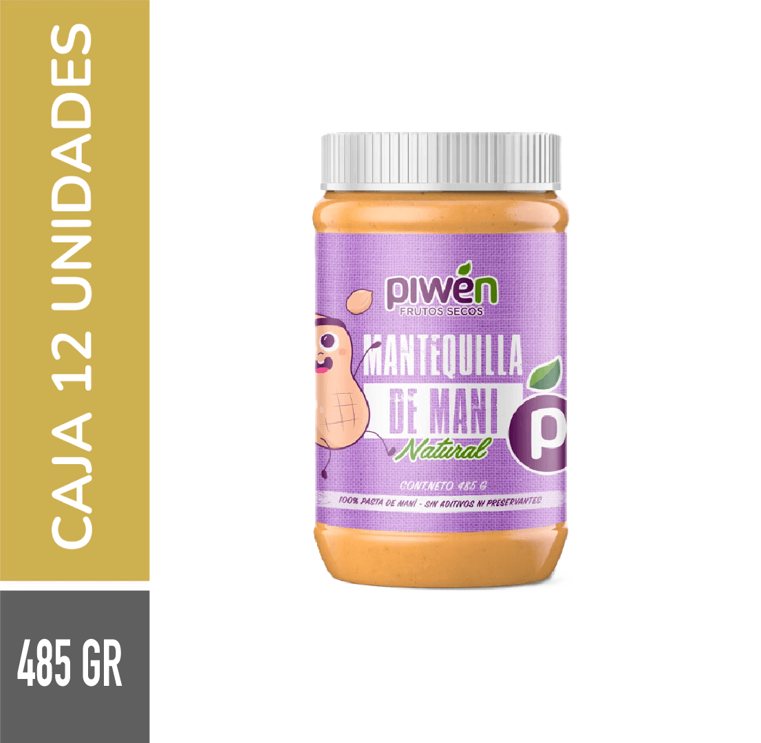 Mantequilla de maní 485G - Caja 12u