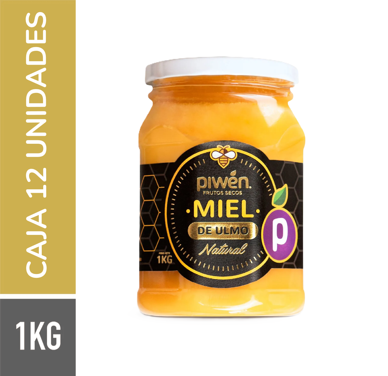 Miel de ulmo 1KG - Caja 12u