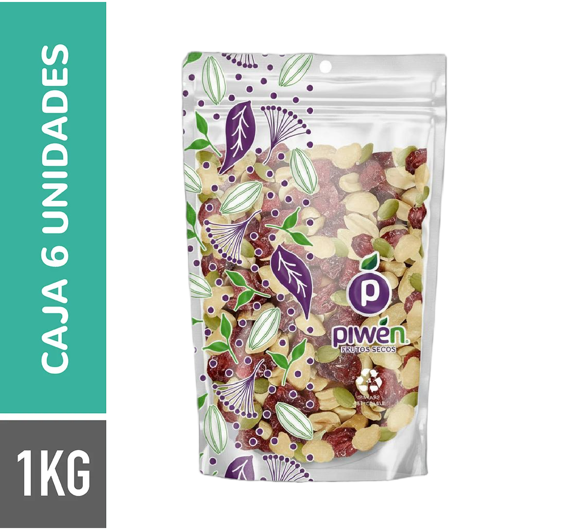 Mix silvestre sin sal 1KG - Caja 6u