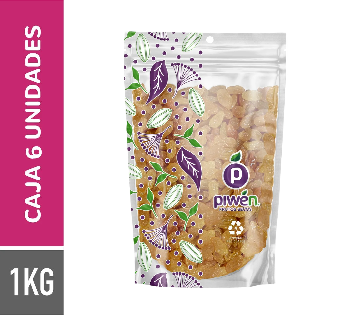 Pasas Rubias 1KG - Caja 6u