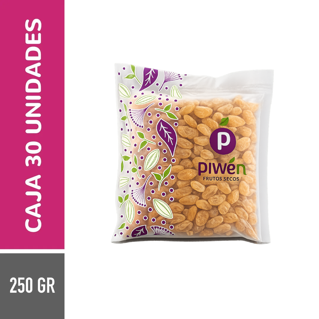 Pasas Rubias 250G - Caja 30u