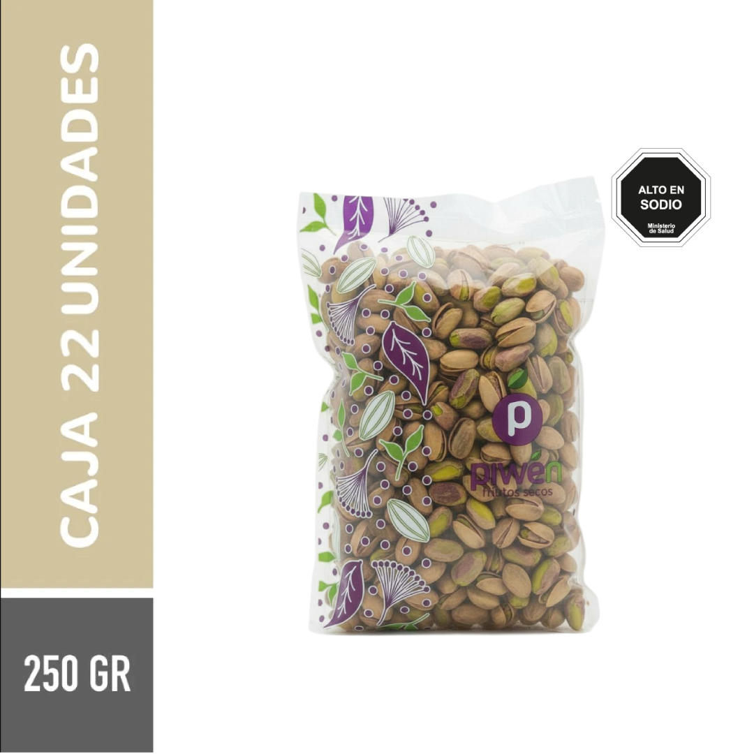 Pistacho tostado con sal 250G - Caja 22u