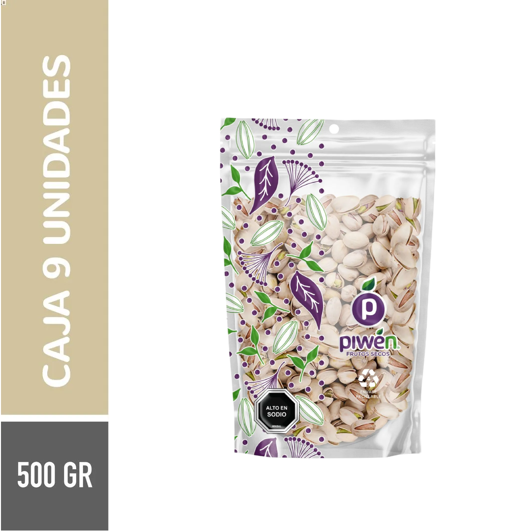 Pistacho tostado con sal 500G - Caja 9u